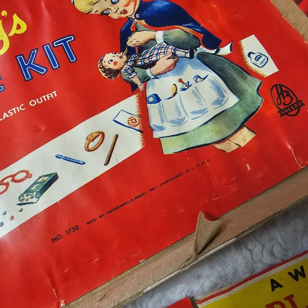 Vintage 1950s Hasbro Dolly's Nurse Kit NO. 1730 Incomplete Advertised in LIFE